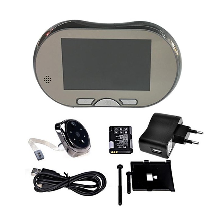 M3506 4.3 inch TFT Color Display Screen 2.0MP Security Camera Video Smart Doorbell Peephole Viewer