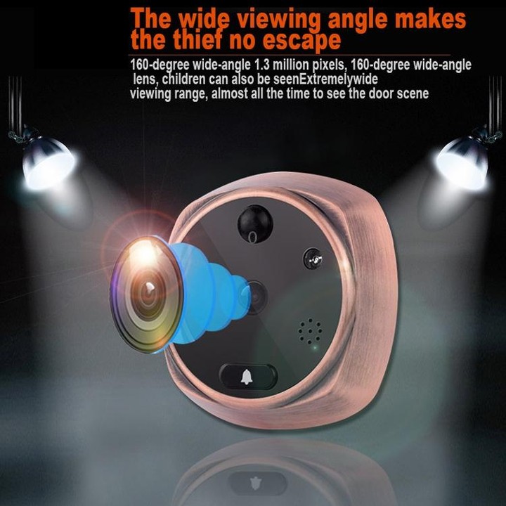 M4300A 4.3 inch Display Screen 3.0MP Camera Video Smart Doorbell, Support TF Card (32GB Max) & Motion Detection & Infrared Night