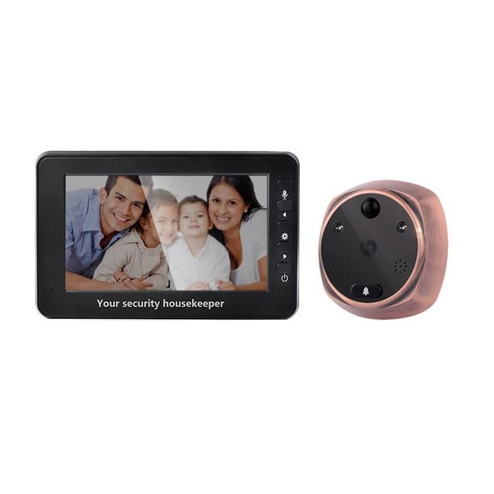 M4300A 4.3 inch Display Screen 3.0MP Camera Video Smart Doorbell, Support TF Card (32GB Max) & Motion Detection & Infrared Night