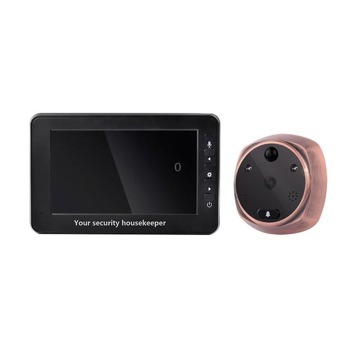 M4300A 4.3 inch Display Screen 3.0MP Camera Video Smart Doorbell, Support TF Card (32GB Max) & Motion Detection & Infrared Night