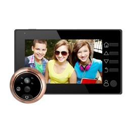 M4300D 4.3 inch TFT Color Display Screen 3.0MP Security Camera Video Smart Doorbell, Support TF Card (32GB Max) & Night Vision &