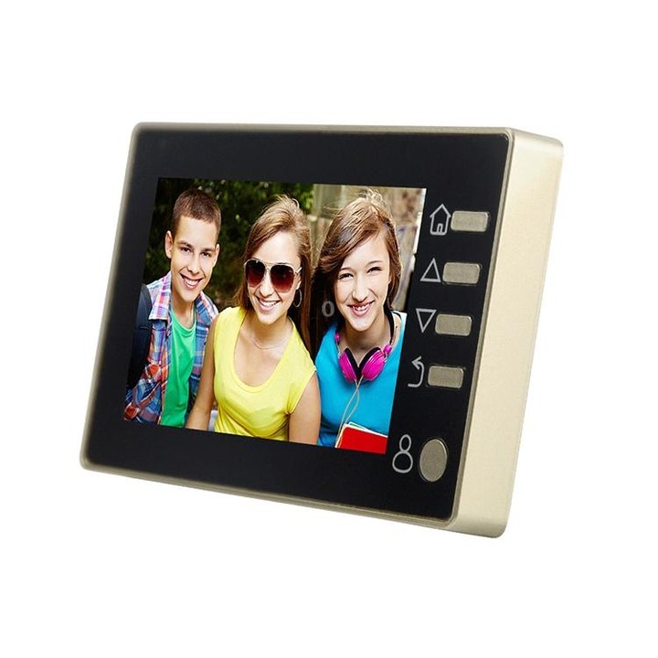 M4300D 4.3 inch TFT Color Display Screen 3.0MP Security Camera Video Smart Doorbell, Support TF Card (32GB Max) & Night Vision &