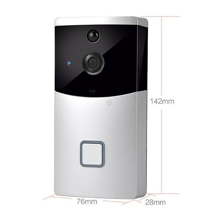 VESAFE Home VS-M2 HD 720P Security Camera Smart WiFi Video Doorbell Intercom, Support TF Card & Night Vision & PIR Detection APP
