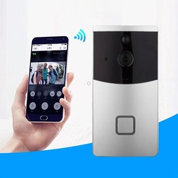 VESAFE Home VS-M2 HD 720P Security Camera Smart WiFi Video Doorbell Intercom, Support TF Card & Night Vision & PIR Detection APP