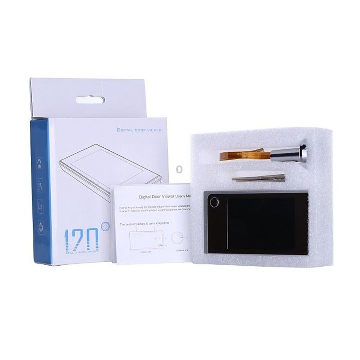 SN520A 3.5 inch Screen 1.0MP Security Camera Digital Peephole Door Viewer