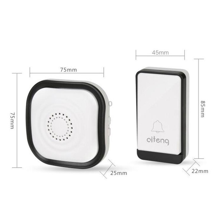 AITENG V029J Wireless Batteryless WIFI Doorbell, UK Plug
