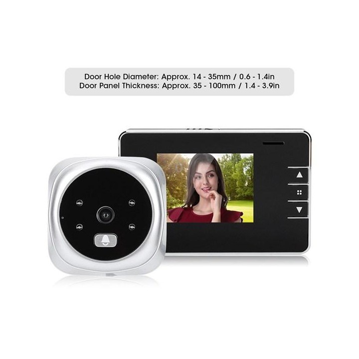 2.8Y 2.8 inch Screen 0.3MP Security Camera Peephole Viewer Digital Peephole Door Bell