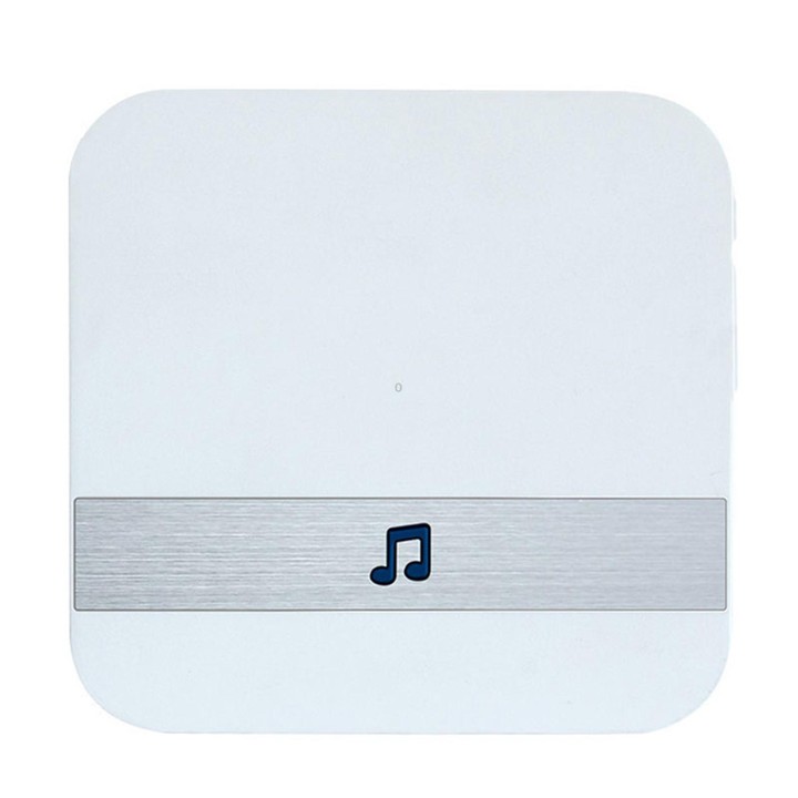 B10 52 Chimes 110dB Doorbell Receiver Low Power Consumption Home Door Tools, EU Plug, AC 90-260V (White)