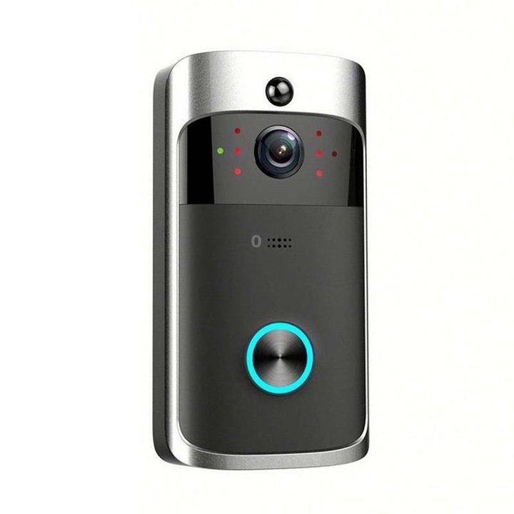 M4 720P Smart WIFI Ultra Low Power Video PIR Visual Doorbell with 3 Battery Slots,Support Mobile Phone Remote Monitoring & Night