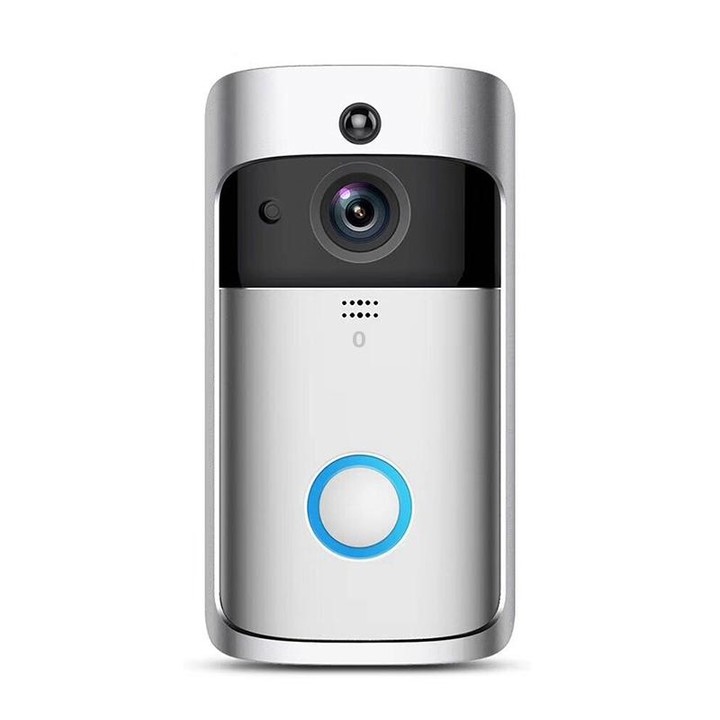 M4 720P Smart WIFI Ultra Low Power Video PIR Visual Doorbell with 3 Battery Slots,Support Mobile Phone Remote Monitoring & Night