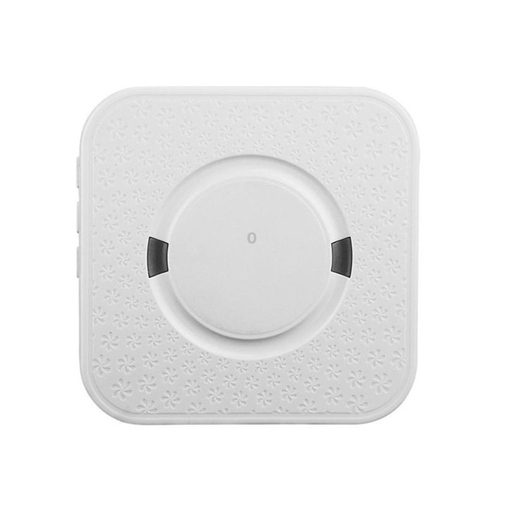 P6 110dB Wireless IP55 Waterproof Low Power Consumption WiFi Doing-dong Doorbell Receiver, Receiver Distance: 300m, UK Plug(Whit