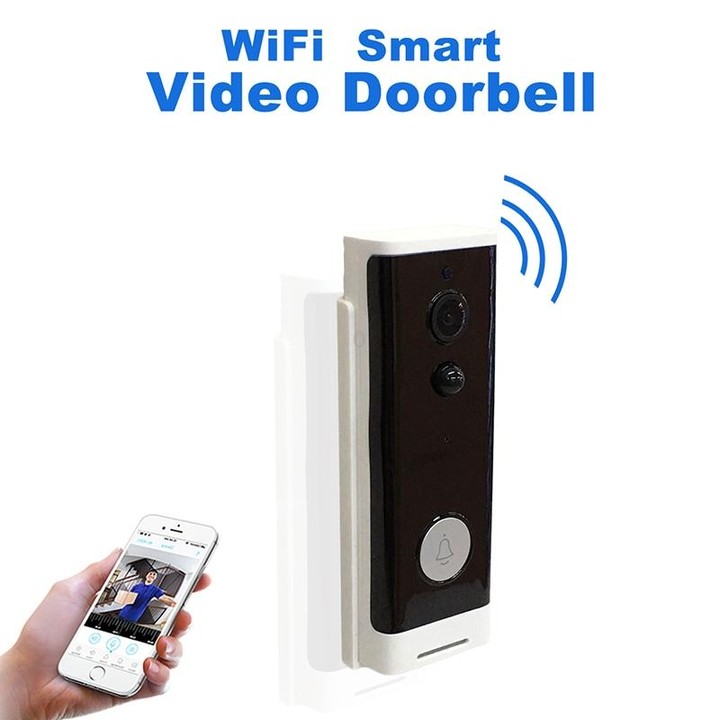 M200A 1080P WiFi Intelligent Round Button Video Doorbell, Support Infrared Motion Detection & Adaptive Rate & Two-way Intercom &