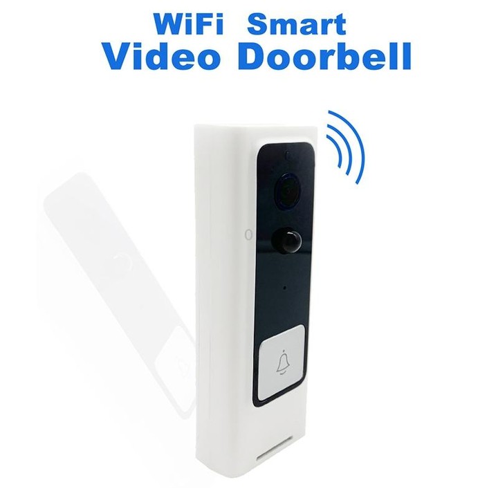 M200B WiFi Intelligent Square Button Video Doorbell, Support Infrared Motion Detection & Adaptive Rate & Two-way Intercom & Remo