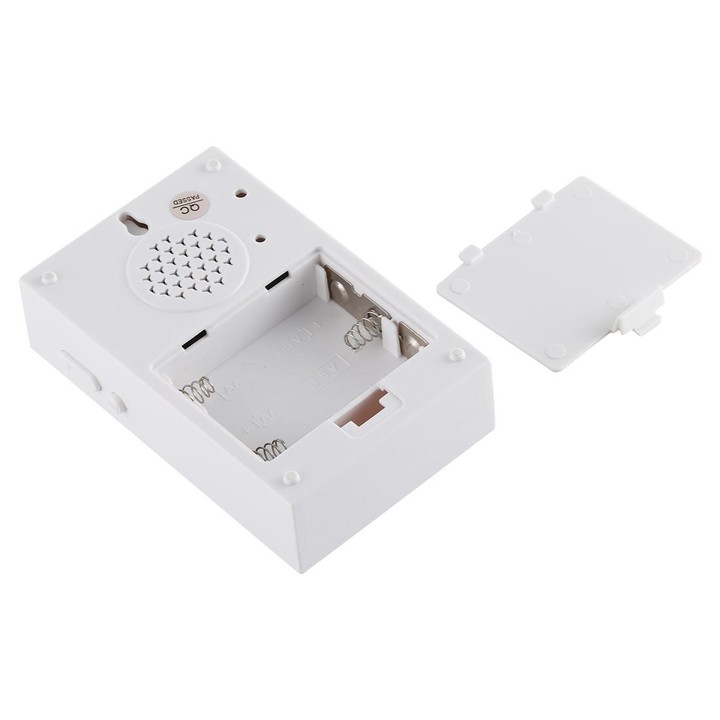 VOYE V015F Home Music Remote Control Wireless Doorbell with 38 Polyphony Sounds (White)