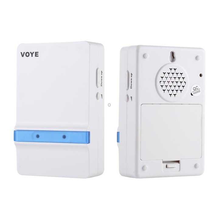 VOYE V012A Home Music Remote Control Wireless Doorbell with 38 Polyphony Sounds (White)