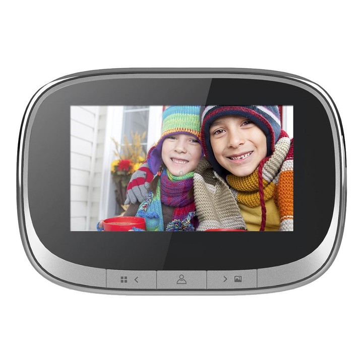 SF550 4.3 inch Screen 1.0MP Security Digital Door Viewer with 12 Polyphonic Music, Support PIR Motion Detection & Infrared Night
