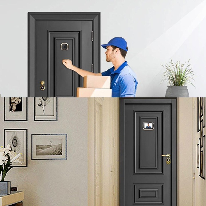 SF550 4.3 inch Screen 1.0MP Security Digital Door Viewer with 12 Polyphonic Music, Support PIR Motion Detection & Infrared Night