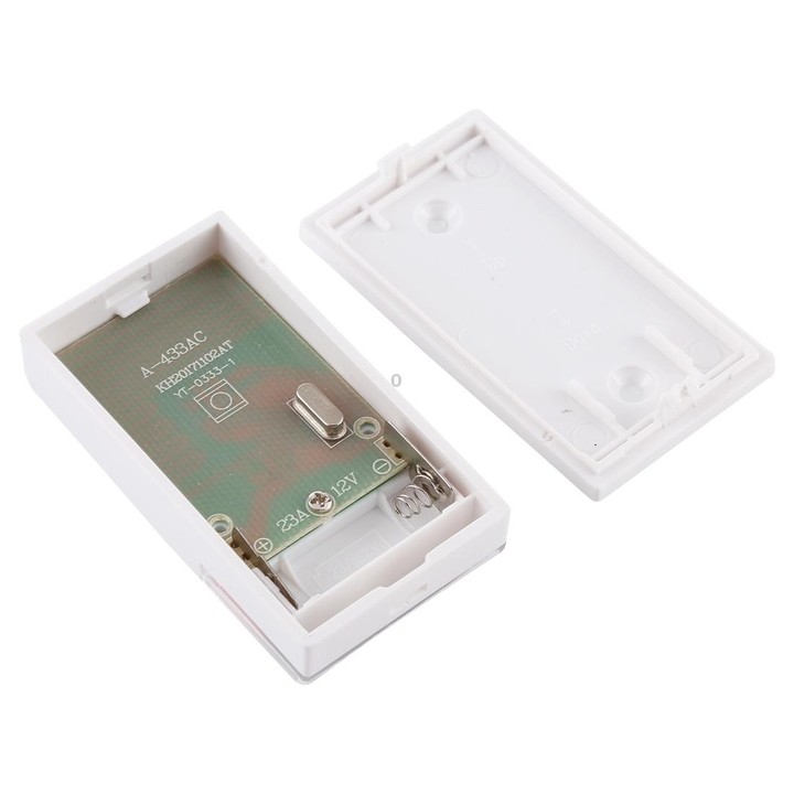 VOYE V009A Home Music Remote Control Wireless Doorbell with 38 Polyphony Sounds, US Plug (White)