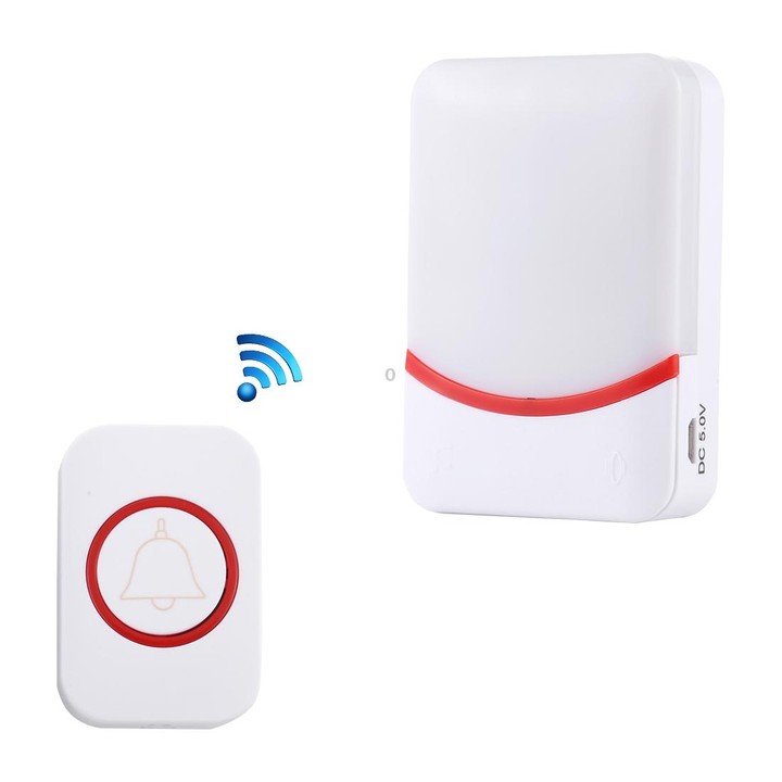 CMF1188 Home Music Remote Control Wireless Doorbell with 38 Ringtones & Colorful Flashing Lights + Ringtones / Ringtones / Color