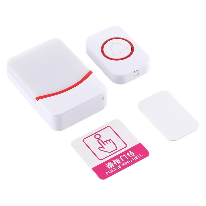 CMF1188 Home Music Remote Control Wireless Doorbell with 38 Ringtones & Colorful Flashing Lights + Ringtones / Ringtones / Color