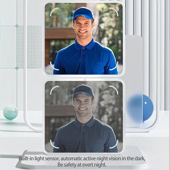 DoorBell i5 Smart Doorbell HD Wireless Bluetooth WiFi Security Camera Visual Doorbells Anti-theft Support Bidirectional Voice In