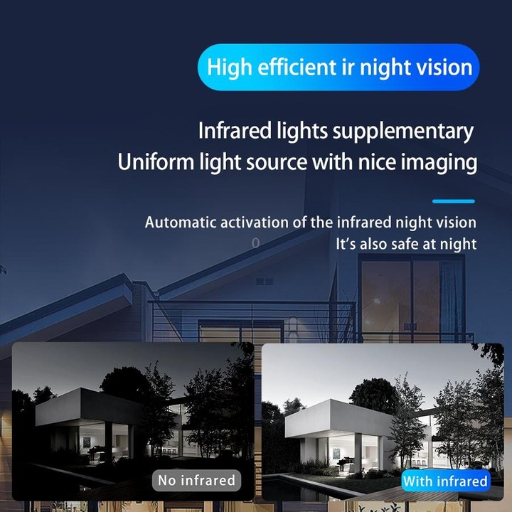 DoorBell i9 Wireless Doorbell Camera, Night vision, Motion Detection, Two-way Intercom (Black)