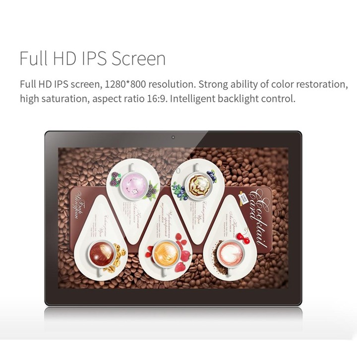 HSD1020T Touch Screen All in One PC with Holder, 2GB+16GB, 10.1 inch IPS Android 8.1 RK3288 Octa Core Up to 1.5GHz, Support OTG