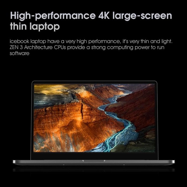 W041-ID4-156 AMD Laptop, 15.6 inch, 8GB+256GB, Fingerprint Unlock, Windows 11 English OS AMD Ryzen 5 4500U Hexa Core, Support Bl