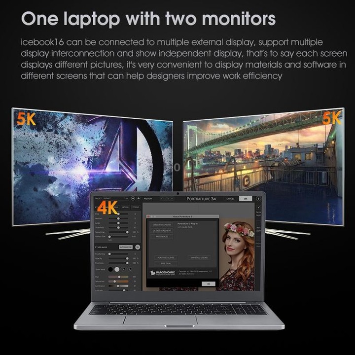 W041-ID4-156 AMD Laptop, 15.6 inch, 8GB+256GB, Fingerprint Unlock, Windows 11 English OS AMD Ryzen 7 4700U Octa Core, Support Bl