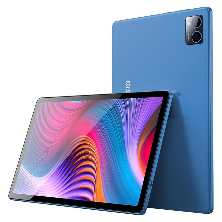 BDF P60 4G LTE Tablet PC, 10.36 inch, 8GB+128GB, Android 11.0 MTK6762 Octa Core, Support Dual SIM & Bluetooth & WiFi, EU Plug(Bl