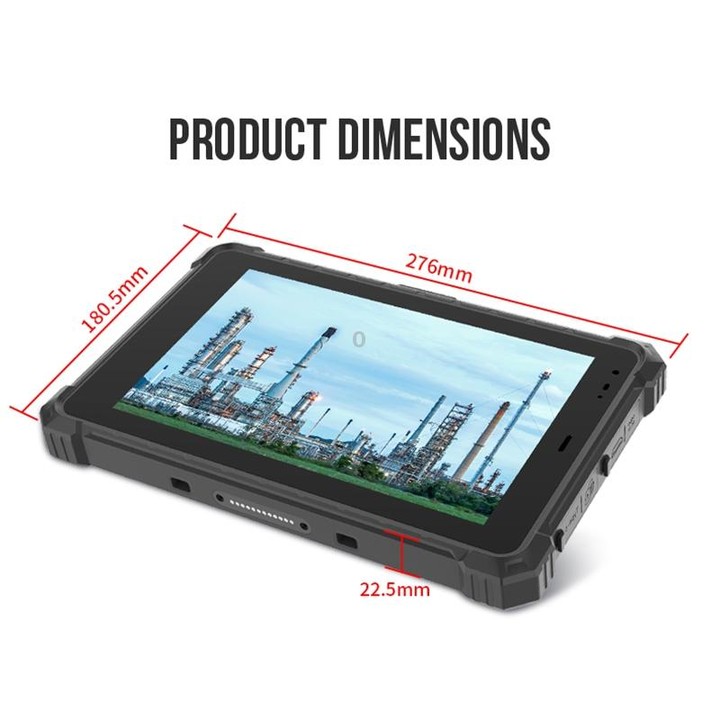 CENAVA A10ST 4G Rugged Tablet, 10.1 inch, 8GB+128GB, IP68 Waterproof Shockproof Dustproof, Android 10.0 MT6771 Octa Core, Suppor