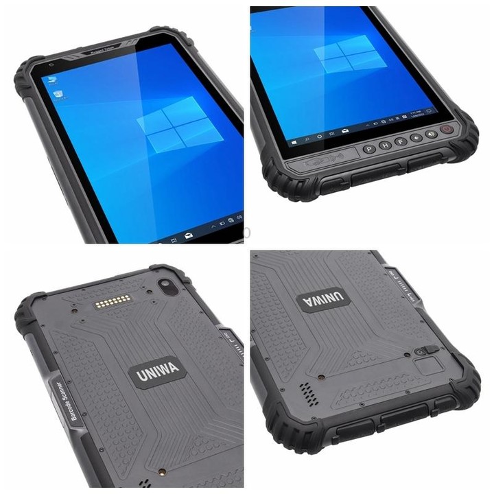 UNIWA WinPad W801 4G Rugged Tablet PC, 8.0 inch, 8GB+256GB, IP65 Waterproof Shockproof Dustproof, Windows 10, Intel Core i5-8200