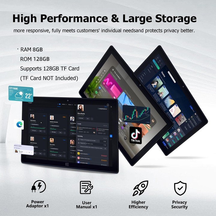 LZ1003 Tablet PC, 10.1 inch, 8GB+128GB, Windows 11, Intel Celeron N4000 Quad Core, Support TF Card & HDMI & BT & Dual WiFi, Not