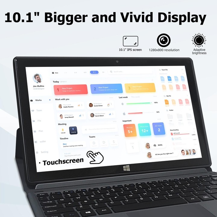 LZ1003 Tablet PC, 10.1 inch, 8GB+128GB, Windows 11, Intel Celeron N4000 Quad Core, Support TF Card & HDMI & BT & Dual WiFi, Not