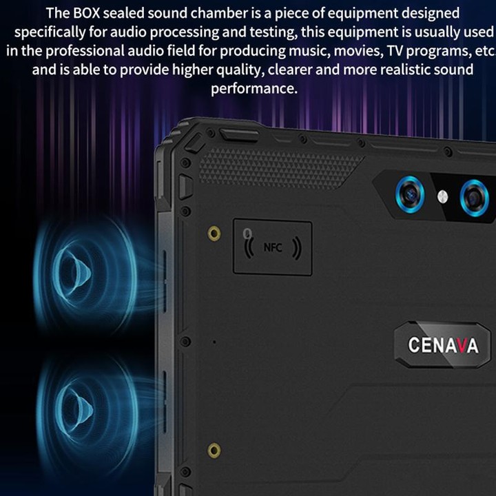 CENAVA A88ST IP68 Rugged Tablet PC, 4GB+64GB, 8 inch Android 11 MTK6771 Octa Core, 4G Network, EU Plug