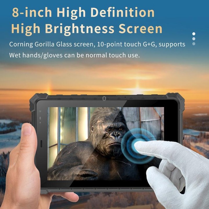 CENAVA W80Y IP68 Rugged Tablet PC, 8GB+128GB, 8 inch Windows 11 Intel Core i5-10210Y Quad Core, UK Plug