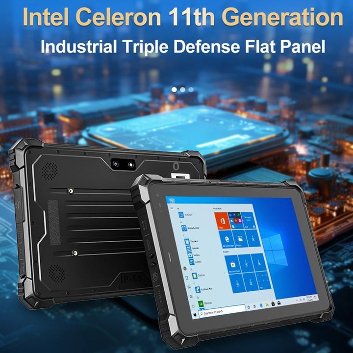 CENAVA W10N IP68 Rugged Tablet PC, 8GB+128GB, 10.1 inch Windows 11 Intel JASPER LAKE N5100 Quad Core, EU Plug