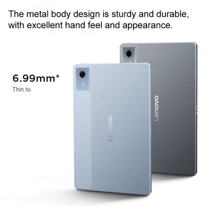 Lenovo Xiaoxin Pad 11 inch WiFi Tablet, 6GB+128GB, Android 15, MediaTek Dimensity 6300 Octa Core,US Plug (Grey)
