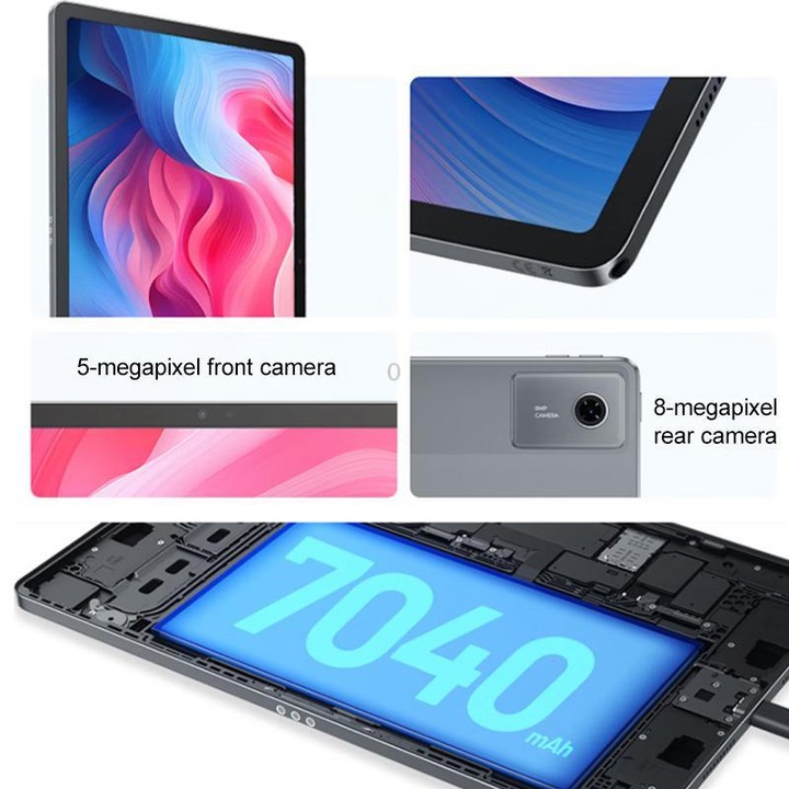 Lenovo Xiaoxin Pad 11 inch WiFi Tablet, 6GB+128GB, Android 15, MediaTek Dimensity 6300 Octa Core,US Plug (Cyan)
