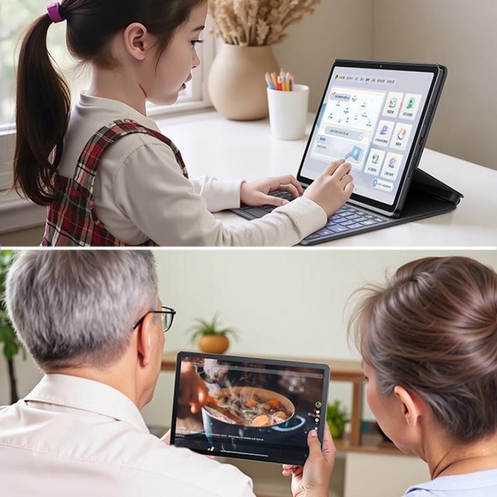 Lenovo Xiaoxin Pad 11 inch WiFi Tablet, 6GB+128GB, Android 15, MediaTek Dimensity 6300 Octa Core,US Plug (Cyan)