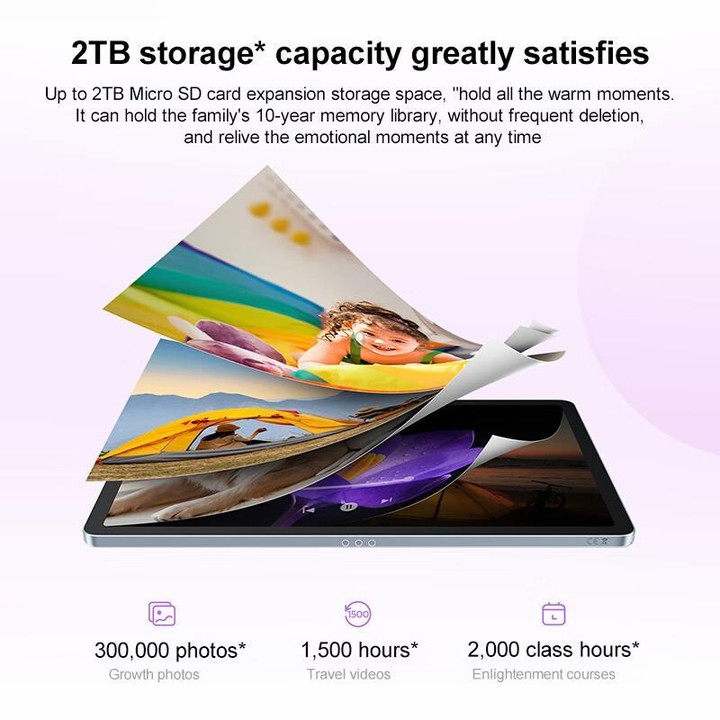 Lenovo Xiaoxin Pad 11 inch WiFi Tablet, 6GB+128GB, Android 15, MediaTek Dimensity 6300 Octa Core,US Plug (Cyan)