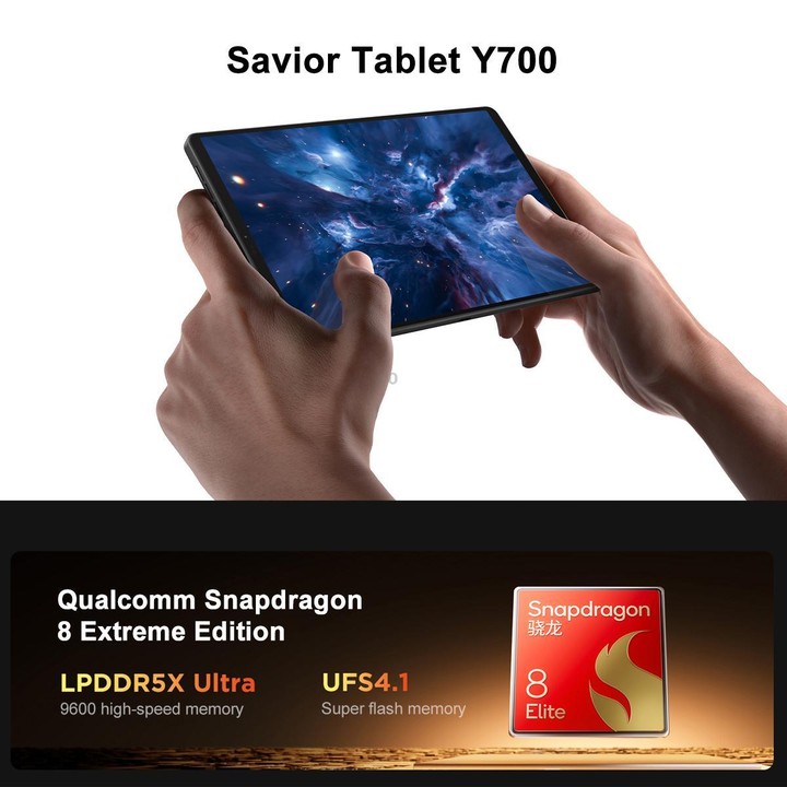 Lenovo LEGION Y700 Gen4 8.8 inch AI Gaming WIFI Tablet, 16GB+1TB, Android 15, Qualcomm Snapdragon 8Elite Octa Core, US Plug (Whi