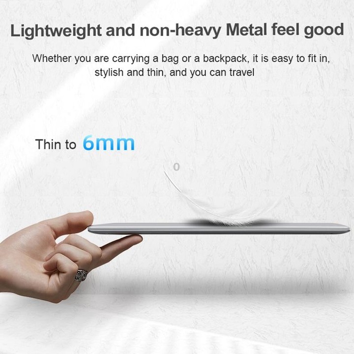 H15 15.6 inch Ultrathin Laptop, 16GB+128GB, Windows 11 Intel Processor N95 Quad Core, US Plug (Silver)