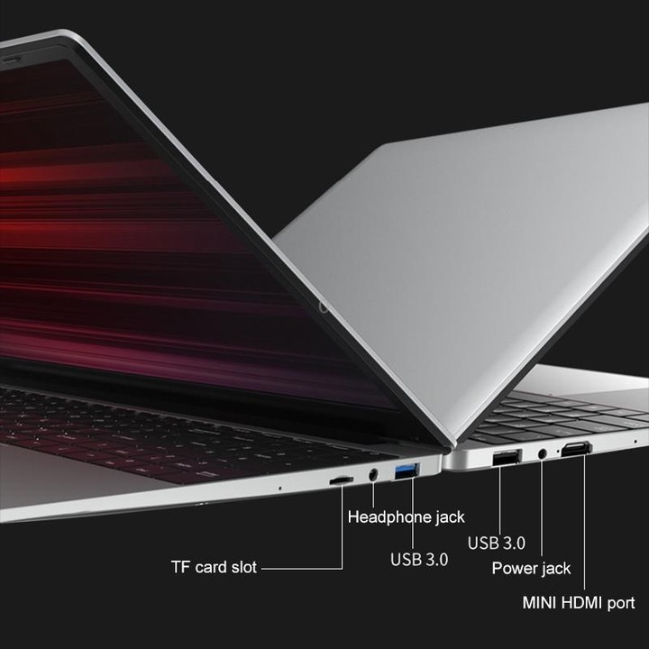 H15 15.6 inch Ultrathin Laptop, 16GB+512GB, Windows 11 Intel Processor N95 Quad Core, US Plug (Silver)