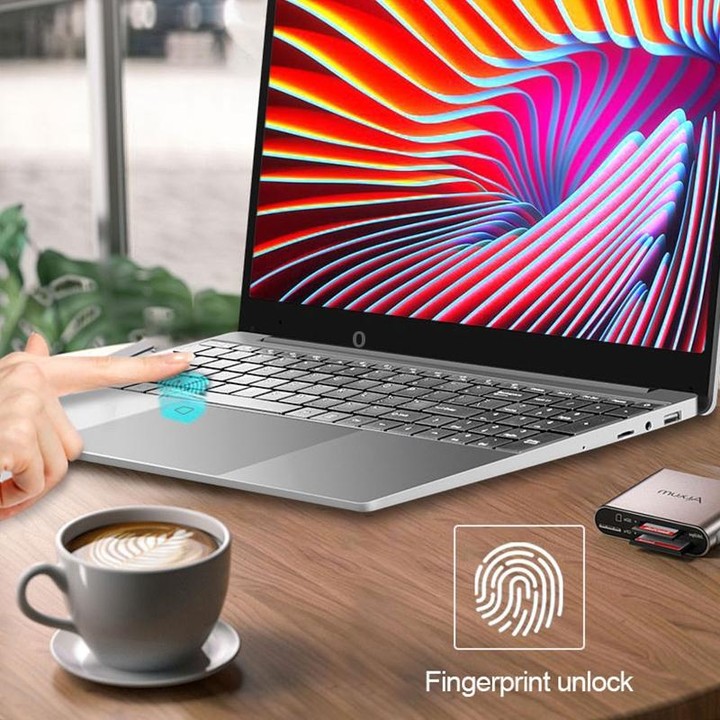 H15 15.6 inch Ultrathin Laptop, 16GB+128GB, Windows 11 Intel Celeron N5095 Quad Core, EU Plug (Silver)