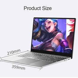 H15 15.6 inch Ultrathin Laptop, 16GB+512GB, Windows 11 Intel Celeron N5095 Quad Core, EU Plug (Rose Gold)