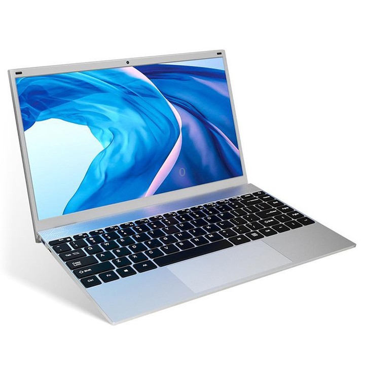 14 inch Ultrathin Portable Laptop, 8GB+256GB, Windows 10 Intel Celeron N3050 Dual Core, EU Plug (Silver)