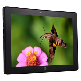 Hongsamde Tablet PC, 12GB+128GB, 10.1 inch Windows 11 Intel Celeron N4120, without Keyboard Leather Case (US Plug)