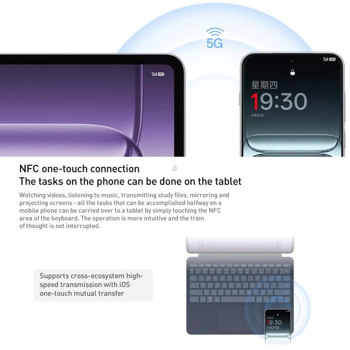 OnePlus Pad 2 Pro 13.2 inch WiFi Tablet PC, 16GB+1TB ColorOS 15.0 Qualcomm Snapdragon 8 Elite Octa Core CPU (Silver)