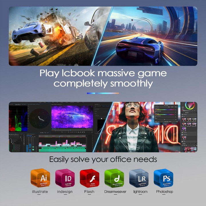 GXMO G156 15.6 inch Laptop, 32GB+1TB, Windows 11 AMD Ryzen 7 5825U Octa Core, Support Fingerprint Unlock, EU Plug